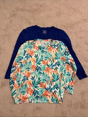 UPF shirt XL women’s lot of 2 Lands end